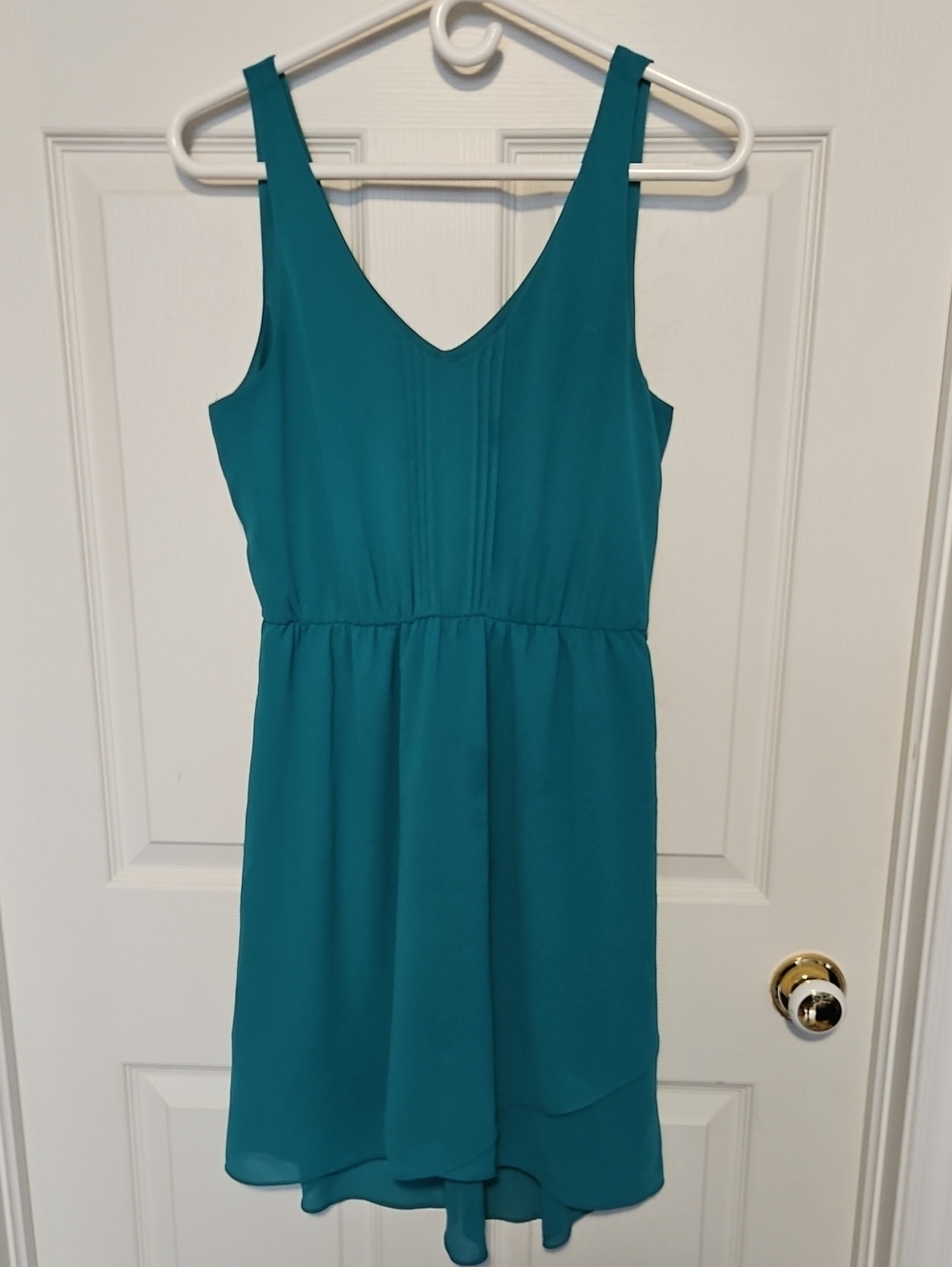 Smart Set Green Sleeveless V-Neck Midi Dress